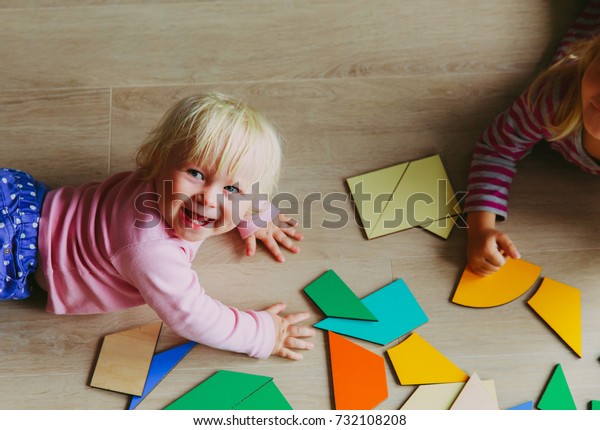 Kids Playing Puzzle School Daycare Stock Photo 732108208 | Shutterstock