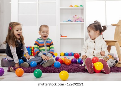 Kids Playing In The Room