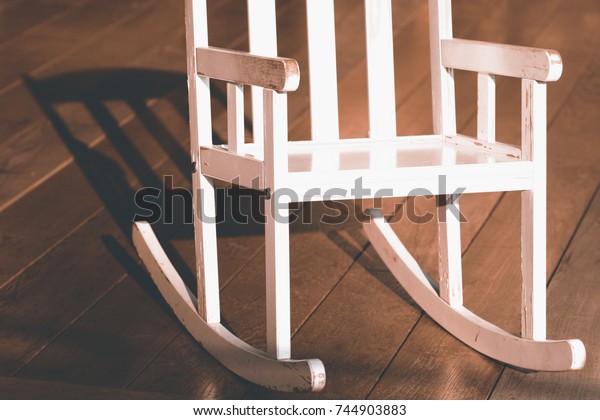 Kids Rocking Chair On Front Porch Stock Photo Edit Now