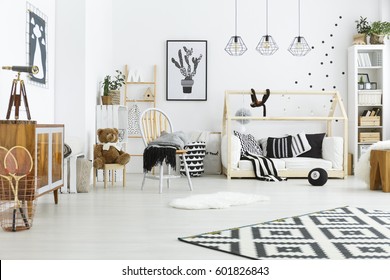 Kids Room Black And White Stock Photos Images Photography