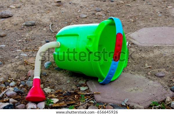 sand bucket with hose