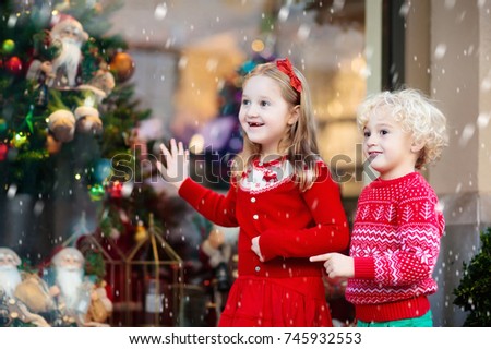 kids shopping for christmas presents children buy xmas decoration and tree little girl and - What To Buy A Girl For Christmas kids shopping for christmas presents children buy xmas decoration and tree little girl and - What To Buy A Girl For Christmas