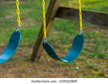 Kid's Swings, playset. Childhood concept 