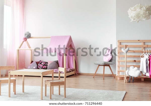 Kids Table Small Chairs Scandinavian Style Objects Interiors
