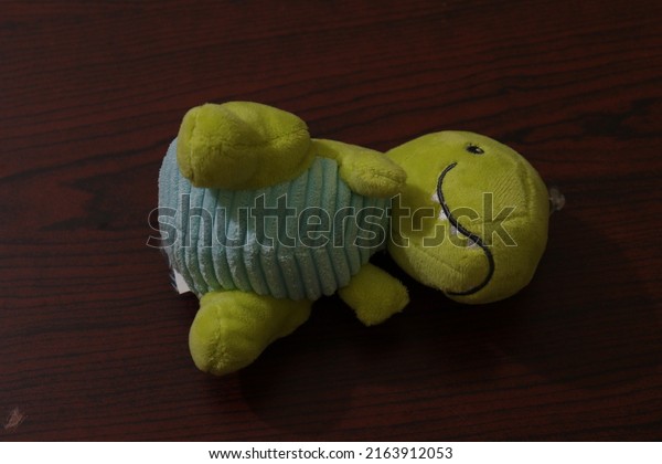 Kids Toy Isolated on Wood\
Background