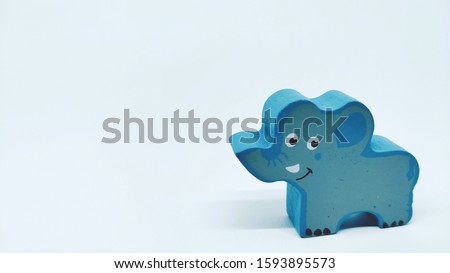 kids toys that shape like elephant with cute color and nice pose