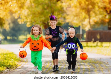 Kids Trick Treat Halloween Costume Happy Stock Photo 2036415053 ...