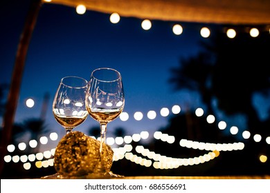 Kidush Glasess and Wedding glass in Jewish wedding. 