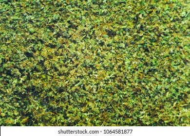 Kief Background Weed Macro Top View