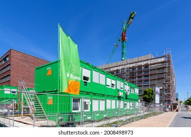 KIEL, GERMANY - JUNE 16, 2021: bam new building for the Schleswig-Holstein Investment Bank