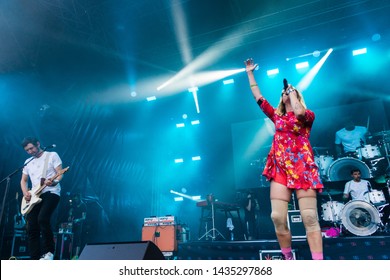 Kiel, Germany - June 25th 2019: Electropop Music Group 