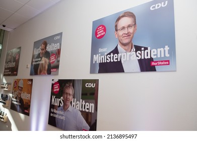 Kiel, Germany, March 18, 2022, The State Chairman And Top Candidate Of The CDU, Prime Minister Daniel Günther At An Election Campaign Event