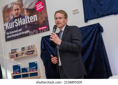 Kiel, Germany, March 18, 2022, The State Chairman And Top Candidate Of The CDU, Prime Minister Daniel Günther At An Election Campaign Event