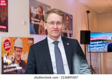 Kiel, Germany, March 18, 2022, The State Chairman And Top Candidate Of The CDU, Prime Minister Daniel Günther At An Election Campaign Event