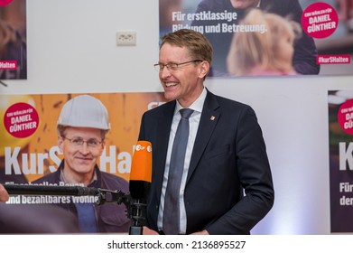 Kiel, Germany, March 18, 2022, The State Chairman And Top Candidate Of The CDU, Prime Minister Daniel Günther At An Election Campaign Event