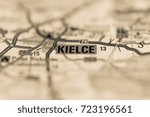 Kielce on map.