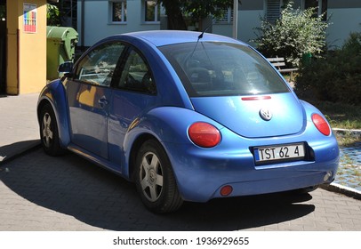 Kielce, Świętokrzyskie, Poland - 2020-08-12 - Volkswagen New Beetle, Garbus - Rear View