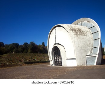 Kiev Crematorium On Baikove Cemetery, Ukraine.