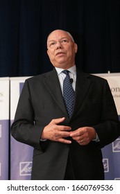 Kiev, Ukraine - 10.24.2007. Former US Secretary Of State Colin Powell During A Conference In Kiev.