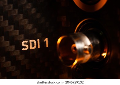 Kiev, Ukraine - August 14, 2021: Sdi Connector On The Arri Alexa Mini Camera