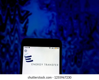 KIEV, UKRAINE - Dec 11, 2018: Energy Transfer Partners Company  Logo Seen Displayed On Smart Phone.