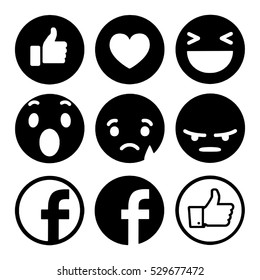 Facebook Icon Black Hd Stock Images Shutterstock