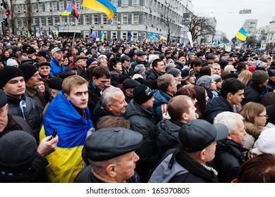 Kiev Ukraine December 1 Proeurope Protest Stock Photo 165370805 ...