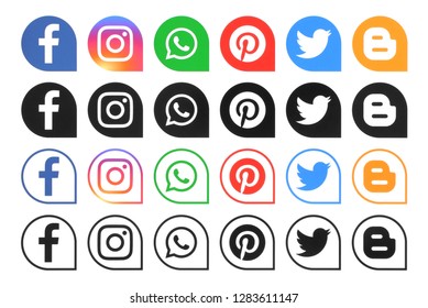 Facebook Instagram Logo High Res Stock Images Shutterstock