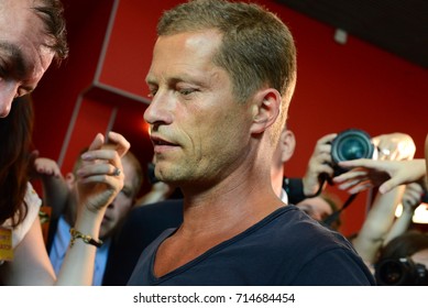 KIEV, UKRAINE: July 03, 2013: Til Schweiger Among Fans During His Movie Presentation