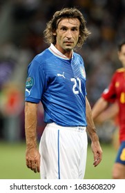 Kiev, UKRAINE - July 1, 2012: 
Andrea Pirlo Looks On 
During The UEFA Euro 2012 Final Match 
SPAIN V ITALY NSK Olimpiejsky Stadium. 
