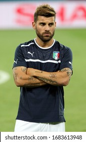 Kiev, UKRAINE - July 1, 2012: 
Antonio Nocerino Disappointed 
During The UEFA Euro 2012 Final Match 
SPAIN V ITALY NSK Olimpiejsky Stadium. 
