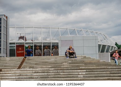 KIEV, UKRAINE - JULY 5, 2017:  Olimpiyskiy National Sports Complex 