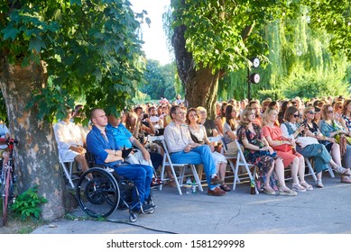 Kiev, Ukraine - June 20, 2019: Classical Concert In The Open Air In The Botanical Garden