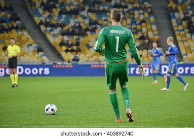 KIEV, UKRAINE - MAR 28: Wayne Hennessey During The Friendly Match Of The National Teams Ukraine Vs Wales, 28 March 2015, Olympic NSC, Kiev, Ukraine