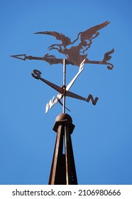 Kiev, Ukraine October 26, 2021: Weather Vane 