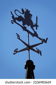 Kiev, Ukraine October 26, 2021: Weather Vane 