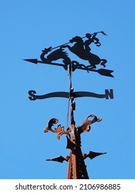 Kiev, Ukraine October 26, 2021: Weather Vane 