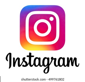 Kiev, Ukraine - October 9, 2016: New Instagram logos printed on paper. Instagram is an online service that enables its users to share pictures and videos on social networking platforms.
