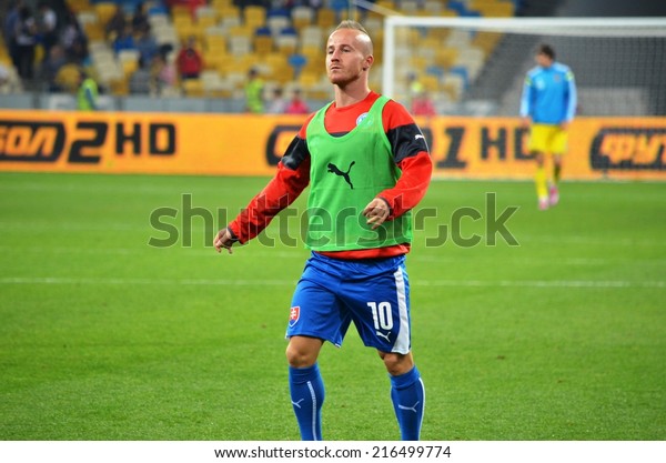 Kiev Ukraine Sep 8 Miroslav Stoch Stock Photo Edit Now 216499774