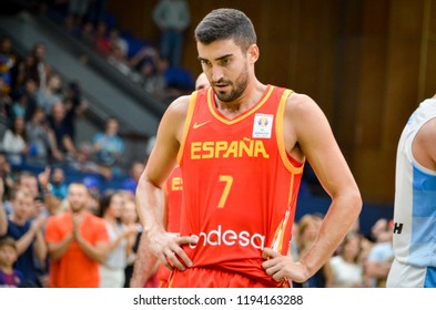 KIEV, UKRAINE - September 14, 2018: Jaime Fernandez During The FIBA Basketball World Cup 2019 European Qualifiers Between The National Team Of Ukraine And Spain, Ukraine