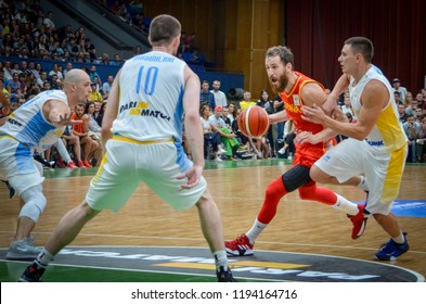 KIEV, UKRAINE - September 14, 2018: Sergio Rodriguez During The FIBA Basketball World Cup 2019 European Qualifiers Between The National Team Of Ukraine And Spain, Ukraine