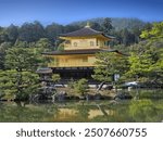 Kikakuji Temple (Golden Pavillion), a Zen Buddhist temple in Kyoto, Japan. Formally known as Rokuonji.