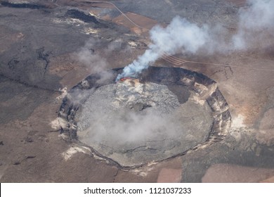 Kilauea Crater On The Big Island