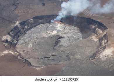 Kilauea Crater On The Big Island