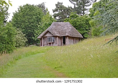 KILLERTON, DEVON, ENGLAND - JUNE 2015 - The Bear's Hut, Which Was Built In 1808 By John Veitch.