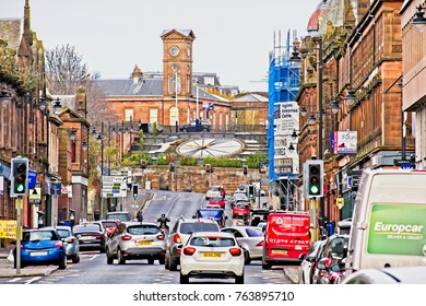 KILMARNOCK,NOV,12,2017. John Finnie Street Town Centre 