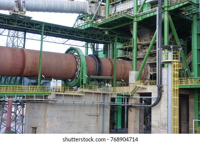 Kiln In Cement Manufacturing Plant.