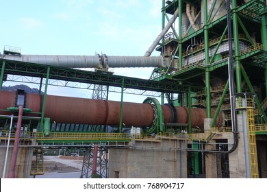 Kiln In Cement Manufacturing Plant.