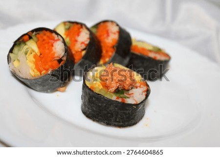 Kimbap selfmade for your dinner