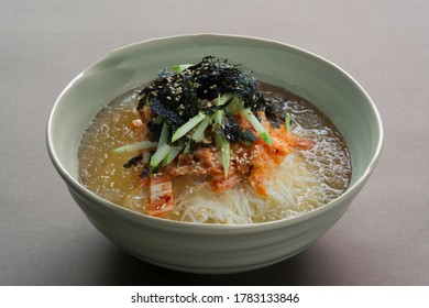 Kimchi Noodles, A Traditional Korean Cold Food